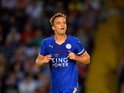 Andy King of Leicester City during the Pre Season Friendlly match between Lincoln City and Leicester City at Sincil Bank Stadium on July 21, 2015