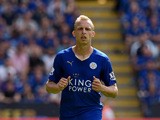 Ritchie De Laet of Leicester City in action during the Barclays Premier League match between Leicester City and Sunderland at the King Power Stadium on August 8, 2015