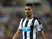Aleksandar Mitrovic of Newcastle United in action during the Capital One Cup Second Round between Newcastle United and Northampton Town at St James' Park on August 25, 2015