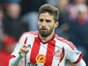 Fabio Borini of Sunderland in action during the Barclays Premier League match between Sunderland and West Ham United at the Stadium of Light on October 3, 2015 in Sunderland United Kingdom