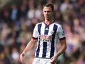 Jonny Evans of West Bromwich Albion in action during the Barclays Premier League match between Crystal Palace and West Bromwich Albion at Selhurst Park on October 3 , 2015