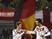 Germany's defender Mats Hummels (R) gratulates Germany's midfielder Thomas Mueller after scoring during the Euro 2016 Group D qualifying football match between Germany and Georgia in Leipzig, eastern Germany, on October 11, 2015.