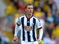 Craig Gardner of West Bromwich Albion during the Barclays Premier League match between Watford and West Bromwich Albion at Vicarage Road on August 15, 2015