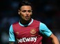 Mauro Zarate of West Ham United during the Betway Cup match between West Ham Utd and SV Werder Bremen at Boleyn Ground on August 2, 2015 in London, England.