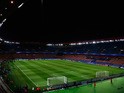 A general view prior to the UEFA Champions League Round of 16 match between Paris Saint-Germain and Chelsea at Parc des Princes on February 17, 2015