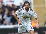 Swansea City's Spanish defender Jordi Amat controls the ball during the English Premier League football match between Newcastle and Swansea City at St James Park Newcastle, northeast England on April 25, 2015.