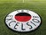 A detailed view of the S.B.V Excelsior logo printed on the synthetic / artificial pitch prior to the Eredivisie match between SC Excelsior Rotterdam and FC Groningen at Woudestein Stadium on March 23, 2012 in Rotterdam, Netherlands.