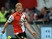 Dirk Kuyt of Feyenoord runs with the ball during the pre season friendly match between Feyenoord Rotterdam and Southampton FC at De Kuip on July 23, 2015