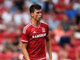 Daniel Ayala of Middlesbrough in action during the Sky Bet Championship match between Middlesbrough v Bristol City at Riverside Stadium on August 22, 2015
