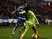 Philip Billing of Huddersfield holds off pressure from Lucas Piazon of Reading during the Sky Bet Championship match between Reading and Huddersfield Town on November 3, 2015