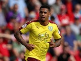 Andre Gray of Burnley during the Sky Bet Championship match between Bristol City and Burnley at Ashton Gate on August 29, 2015