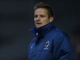 AFC Wimbledon manager Neal Ardley looks on during the Sky Bet League Two match between Northampton Town and AFC Wimbledon at Sixfields on November 1, 2014