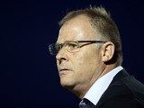 Blackpool manager Neil McDonald looks on during the Capital One Cup First Round match between Northampton Town and Blackpool at Sixfields Stadium on August 11, 2015