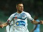 Besart Berisha of the Victory scores a goal during the round six A-League match between Sydney FC and Melbourne Victory at Allianz Stadium on November 14, 2015