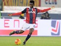 Amadou Diawara # 21 of Bologna FC in action during the Serie A match between Bologna FC and FC Internazionale Milano at Stadio Renato Dall'Ara on October 27, 2015