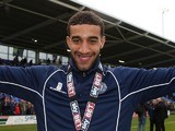 Connor Goldson in action for Shrewsbury Town in May 2015