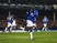 Romelu Lukaku of Everton celebrates scoring the equalising goal during the Barclays Premier League match between Everton and Crystal Palace at Goodison Park on December 7, 2015
