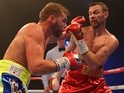 Billy Joe Saunders beats Andy Lee in their WBO world middleweight bout at Manchester Arena on December 19, 2015.