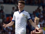Sam Byram has a little skip while in action for Leeds United on August 8, 2015