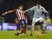 Augusto Fernandez and Iago Aspas in action during the game between Celta Vigo and Atletico Madrid on January 10, 2016