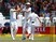 Stuart Broad and James Anderson celebrate taking the wicket of AB de Villiers on day three of the second Test between South Africa and England on January 4, 2016