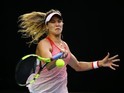 Eugenie Bouchard in action on day three of the Australian Open on January 20, 2016