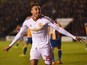 Jesse Lingard celebrates scoring during the FA Cup game between Shrewsbury Town and Manchester United on February 22, 2016