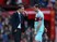 Slaven Bilic has a word with Andy Carroll during the FA Cup game between Manchester United and West Ham United on March 13, 2016
