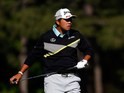 Hideki Matsuyama in action during round three of The Masters on April 9, 2016