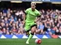 Samir Nasri in action during the Premier League game between Chelsea and Manchester City on April 16, 2016