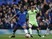 Kevin De Bruyne and John Obi Mikel in action during the Premier League game between Chelsea and Manchester City on April 16, 2016
