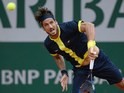 Housewives' favourite Feliciano Lopez in action during the French Open on May 28, 2016