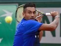 Nick Kyrgios in action at the French Open on May 27, 2016
