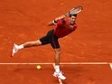 Novak Djokovic in action at the French Open on May 26, 2016