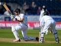 England batsman Nick Compton hits the winning runs during day four of the Test match against Sri Lanka on May 30, 2016