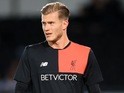 Loris Karius in action for Liverpool on September 20, 2016