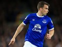 Everton full-back Seamus Coleman in action during his side's 1-1 draw with Crystal Palace at Goodison Park on September 30, 2016