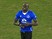 Everton's Oumar Niasse introduces himself to the crowd on the pitch before the match between Everton and Newcastle United at Goodison Park on February 3, 2016