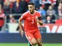 Neil Taylor in action during the World Cup qualifier between Wales and Georgia on October 9, 2016