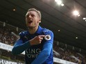 Leicester City striker Jamie Vardy in action during the Premier League clash with Tottenham Hotspur at White Hart Lane on October 29, 2016