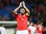 Wales defender Ashley Williams in action during his side's World Cup qualifier with Serbia on November 12, 2016
