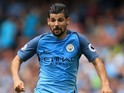 Nolito in action for Manchester City on August 28, 2016