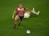 Oriol Romeu in action during the Europa League game between Southampton and Hapoel Be'er Sheva on December 8, 2016