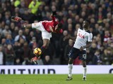 Paul Pogba and Victor Wanyama in action during the Premier League game between Manchester United and Tottenham Hotspur on December 11, 2016