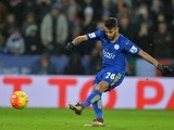 Riyad Mahrez misses a penalty during Leicester City's game with Bournemouth on January 2, 2016