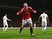 Wayne Rooney celebrates scoring during the game between Manchester United and Swansea on January 2, 2016)