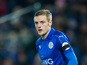 Leicester striker Jamie Vardy in action during their Premier League clash with Chelsea at the King Power Stadium on January 14, 2017