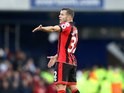 Jack Wilshere in action during the Premier League game between Everton and Bournemouth on February 4, 2017
