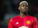 Manchester United midfielder Paul Pogba in action during the Europa League clash with Saint-Etienne at Old Trafford on February 16, 2017