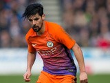 Manchester City striker Nolito in action during his side's FA Cup fifth round clash with Manchester City at the John Smith's Stadium on February 18, 2017